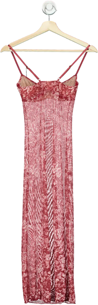 Only Hearts Red Helena Stuart Dress UK XS