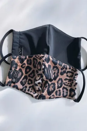 ONZIE Mindful Face Masks 2 Pack Leopard   Black