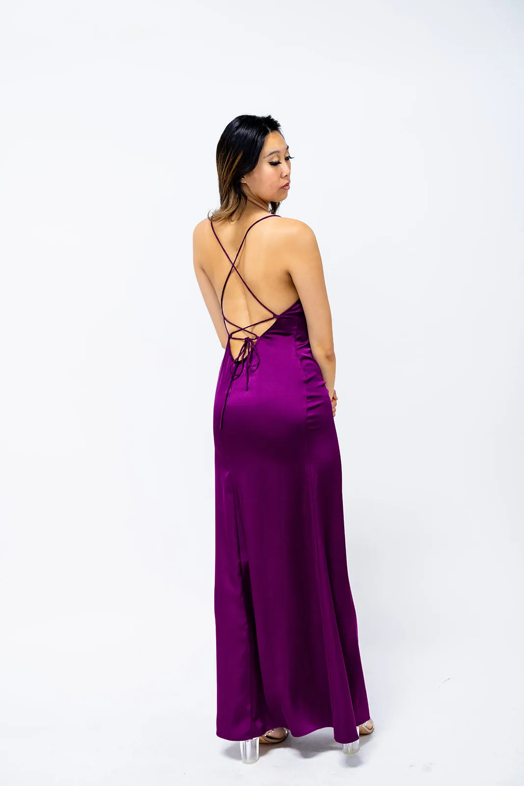 Open Back Slip Dress