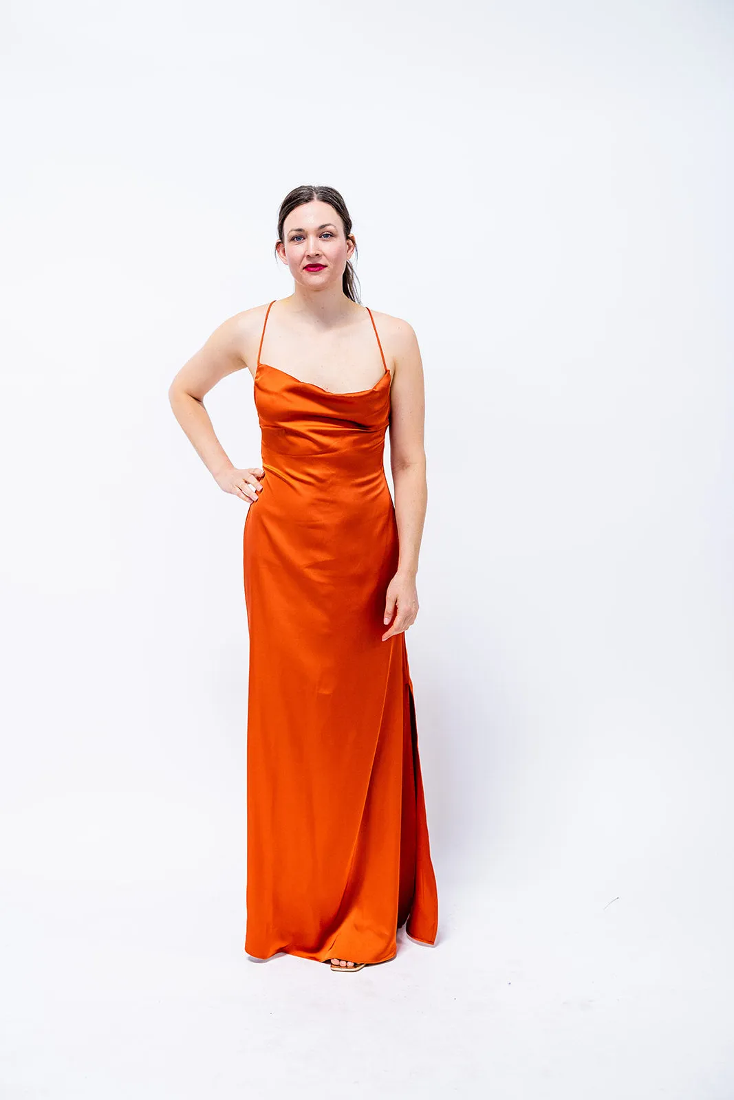 Open Back Slip Dress