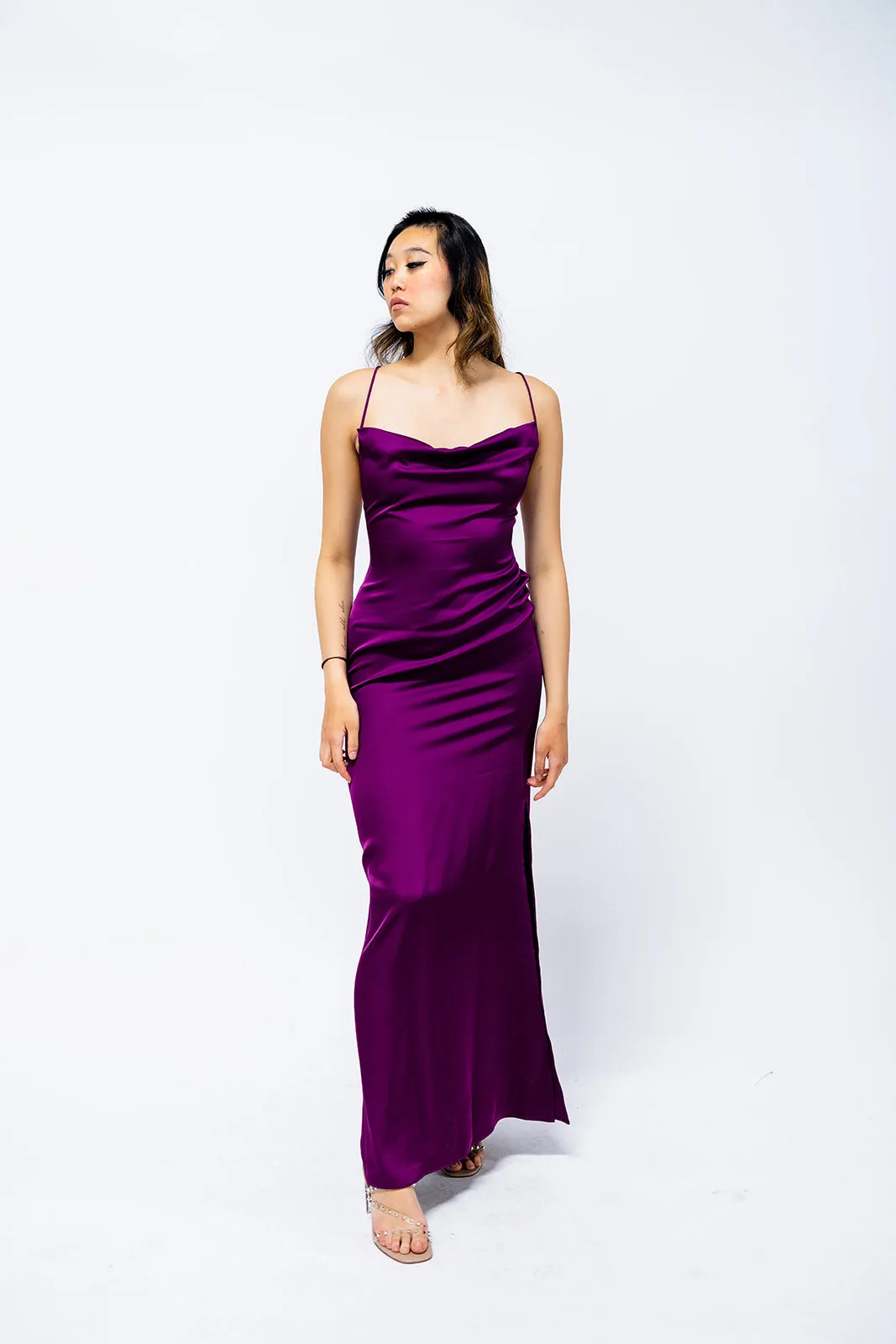 Open Back Slip Dress