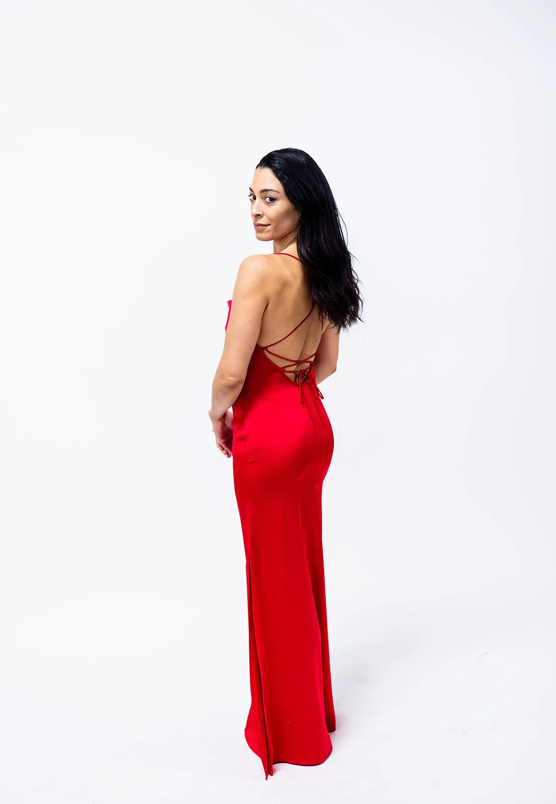 Open Back Slip Dress