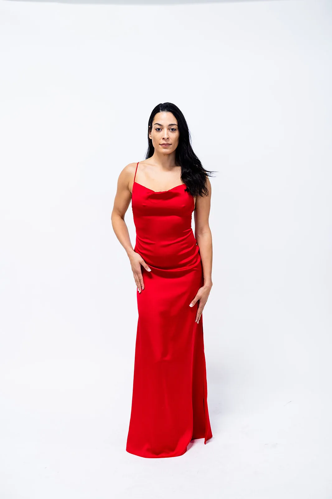 Open Back Slip Dress