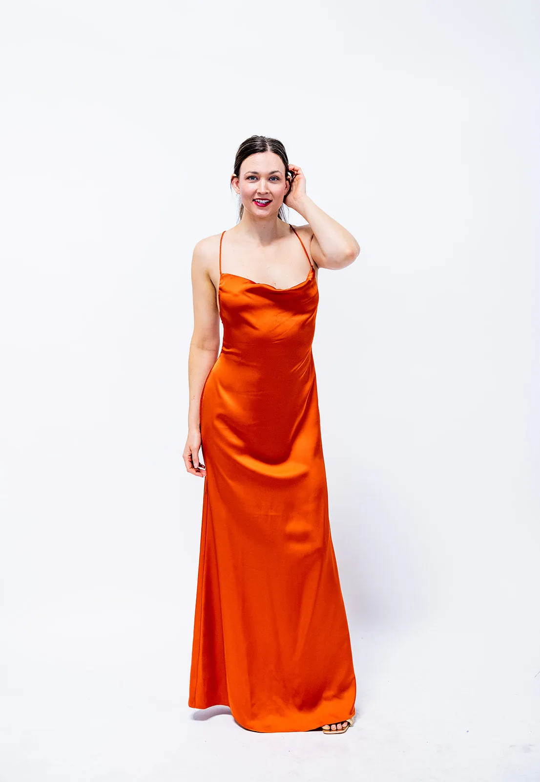Open Back Slip Dress