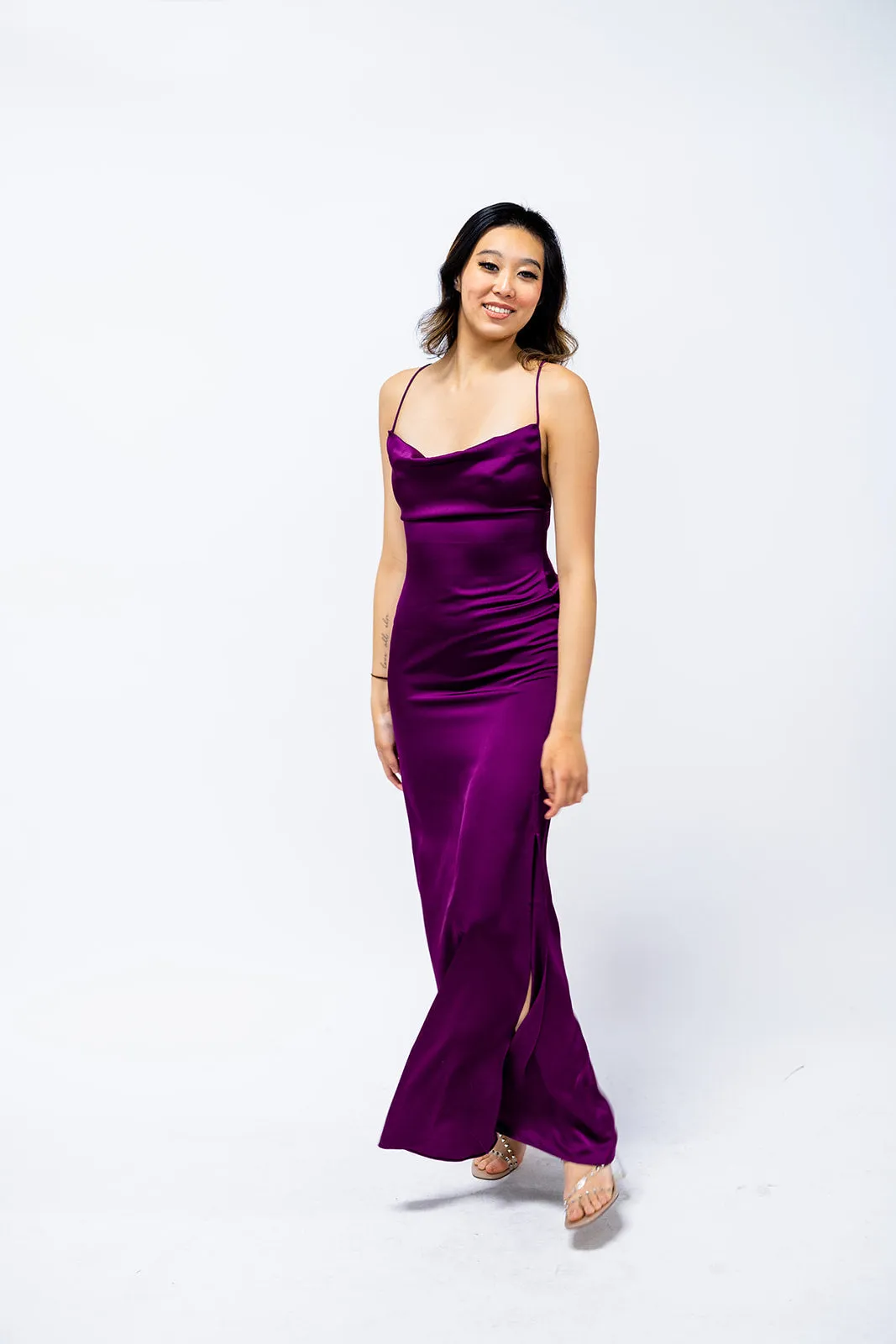 Open Back Slip Dress