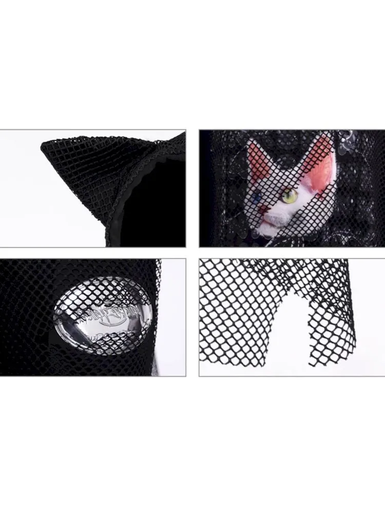original sphinx cat ear mesh sweatshirt