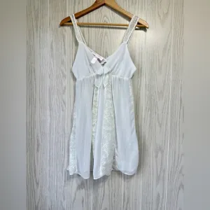 Oscar de la Renta Pink Label Sleepwear WHITE  Size M EUC