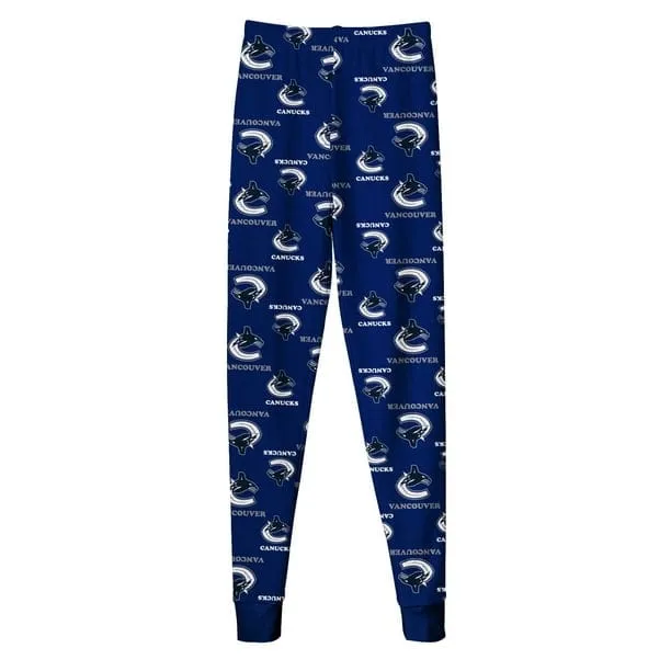 Outer Stuff NHL Sleepwear Shirt & Pants Set - Vancouver Canucks