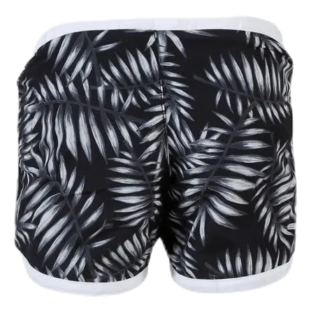Palm Swim Diaper Shorts Black