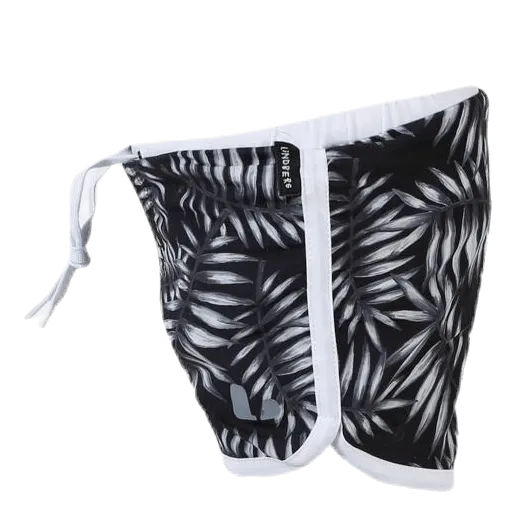 Palm Swim Diaper Shorts Black