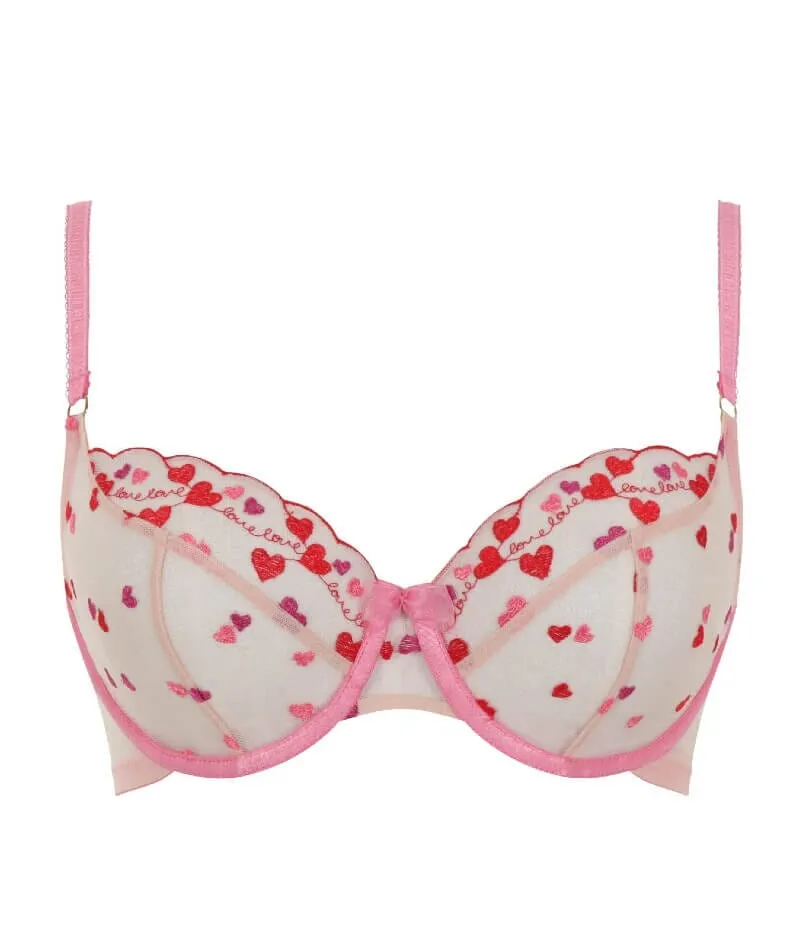 Panache Belle Underwire Balconnet Bra - Heart