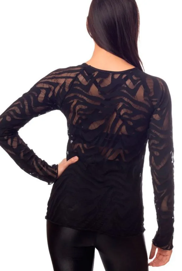 Panthera Performance Mesh Sheer Top