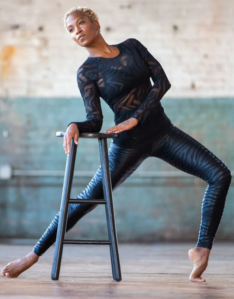 Panthera Performance Mesh Sheer Top