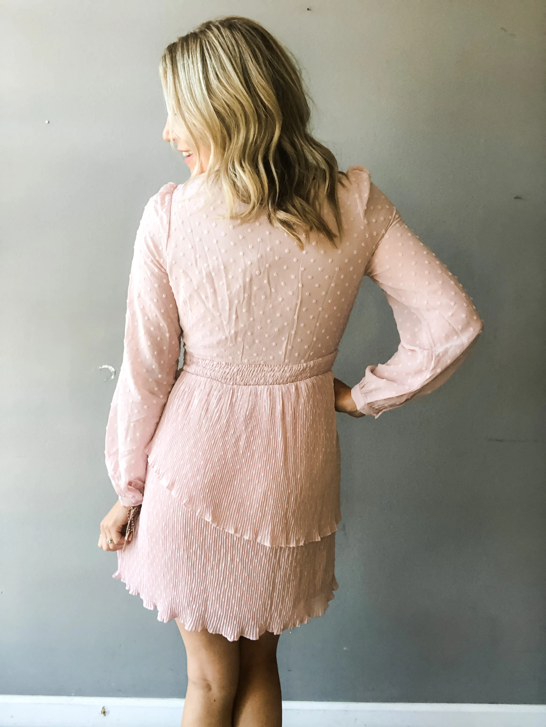 Pass the Rosé Mini Dress
