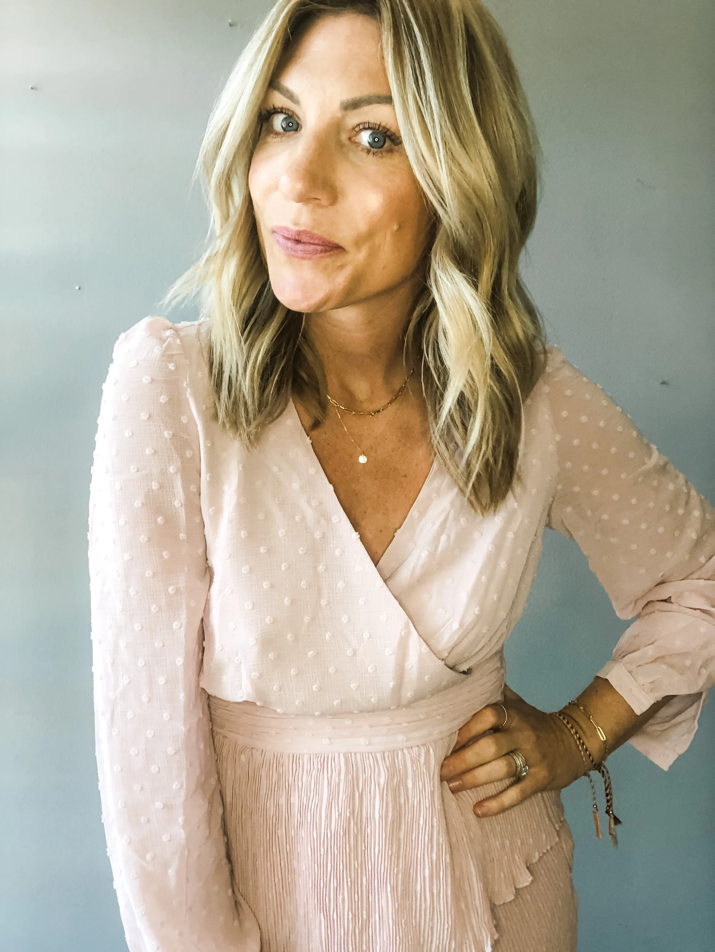 Pass the Rosé Mini Dress