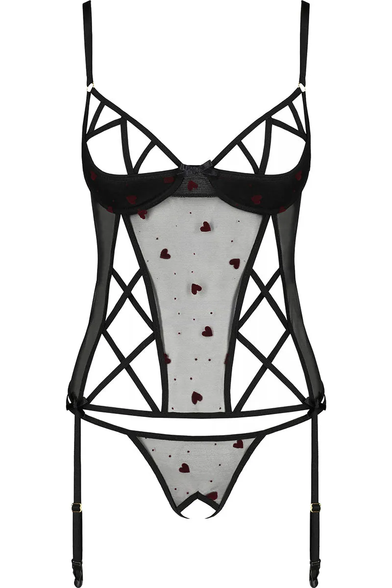 Passion Lovelia Corset Black