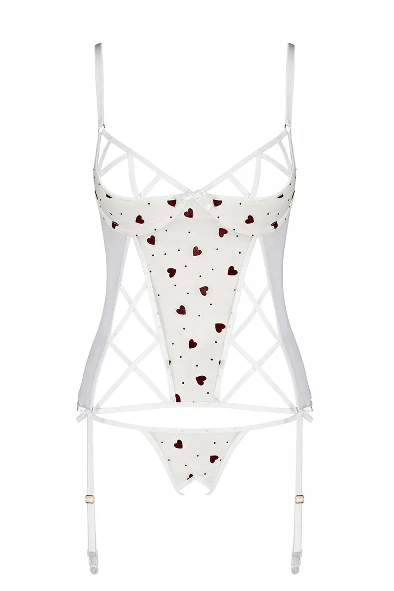 Passion Lovelia Corset White