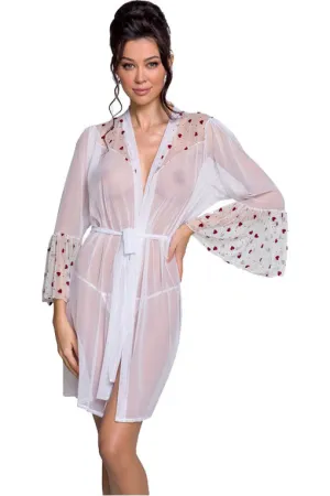 Passion Lovelia Penignoir Dressing Gown White