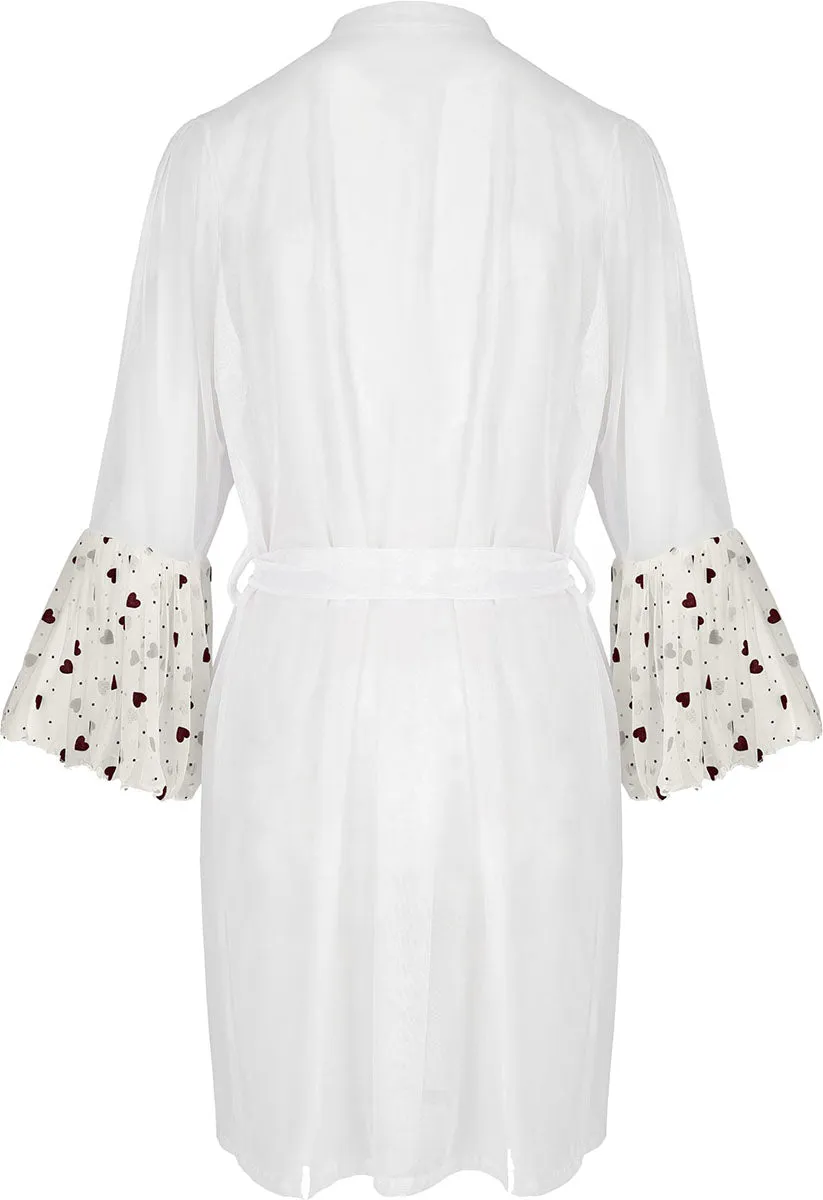 Passion Lovelia Penignoir Dressing Gown White