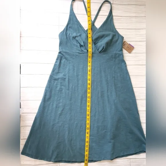 Patagonia Amber Dawn Cotton Dress in Tasmanian Teal Size Medium NWT