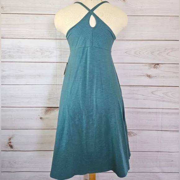 Patagonia Amber Dawn Cotton Dress in Tasmanian Teal Size Medium NWT