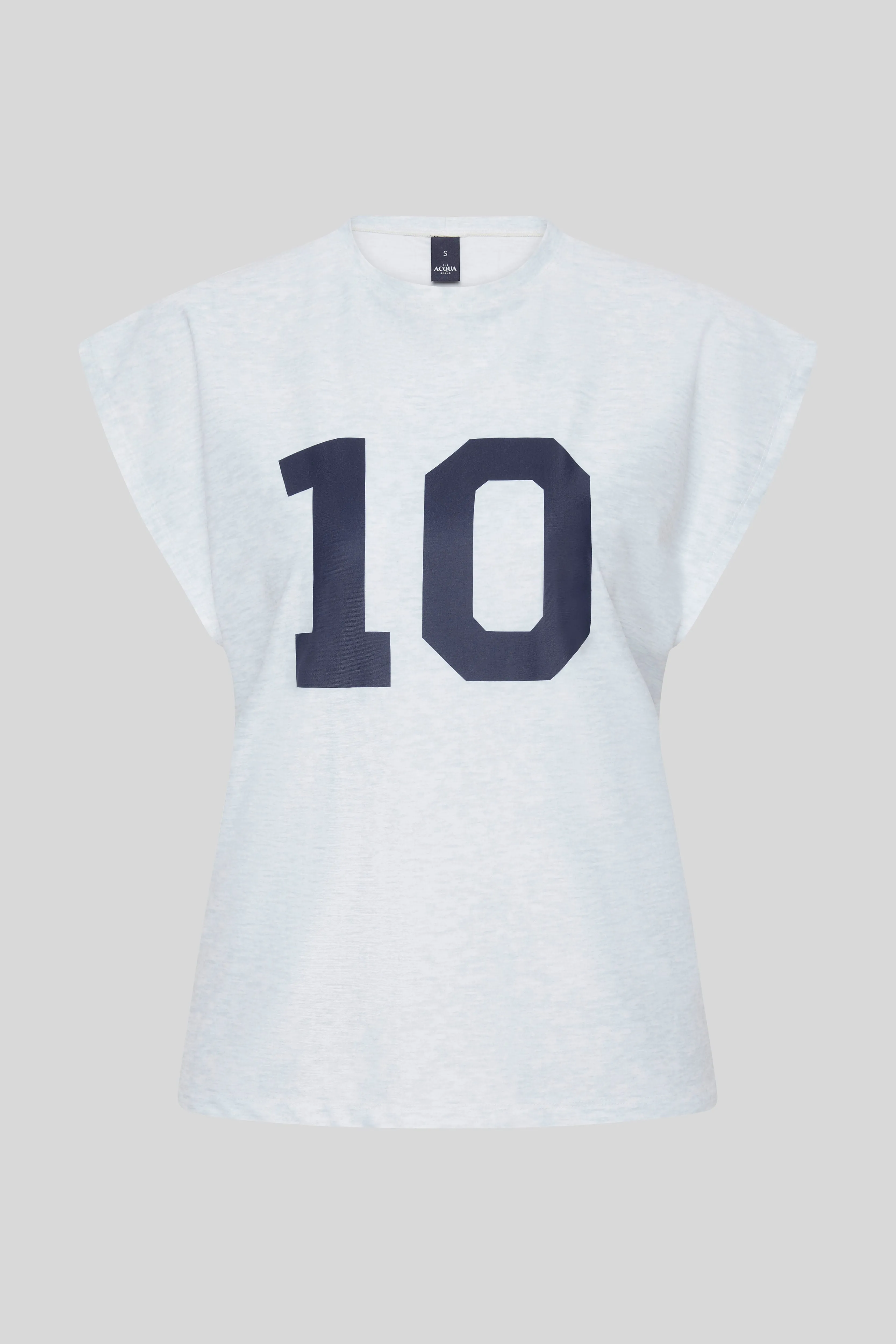 Perfect 10 Sleeveless Rashguard - Grey Marle / Navy
