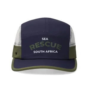 Performance Cap - Navy/Olive & White