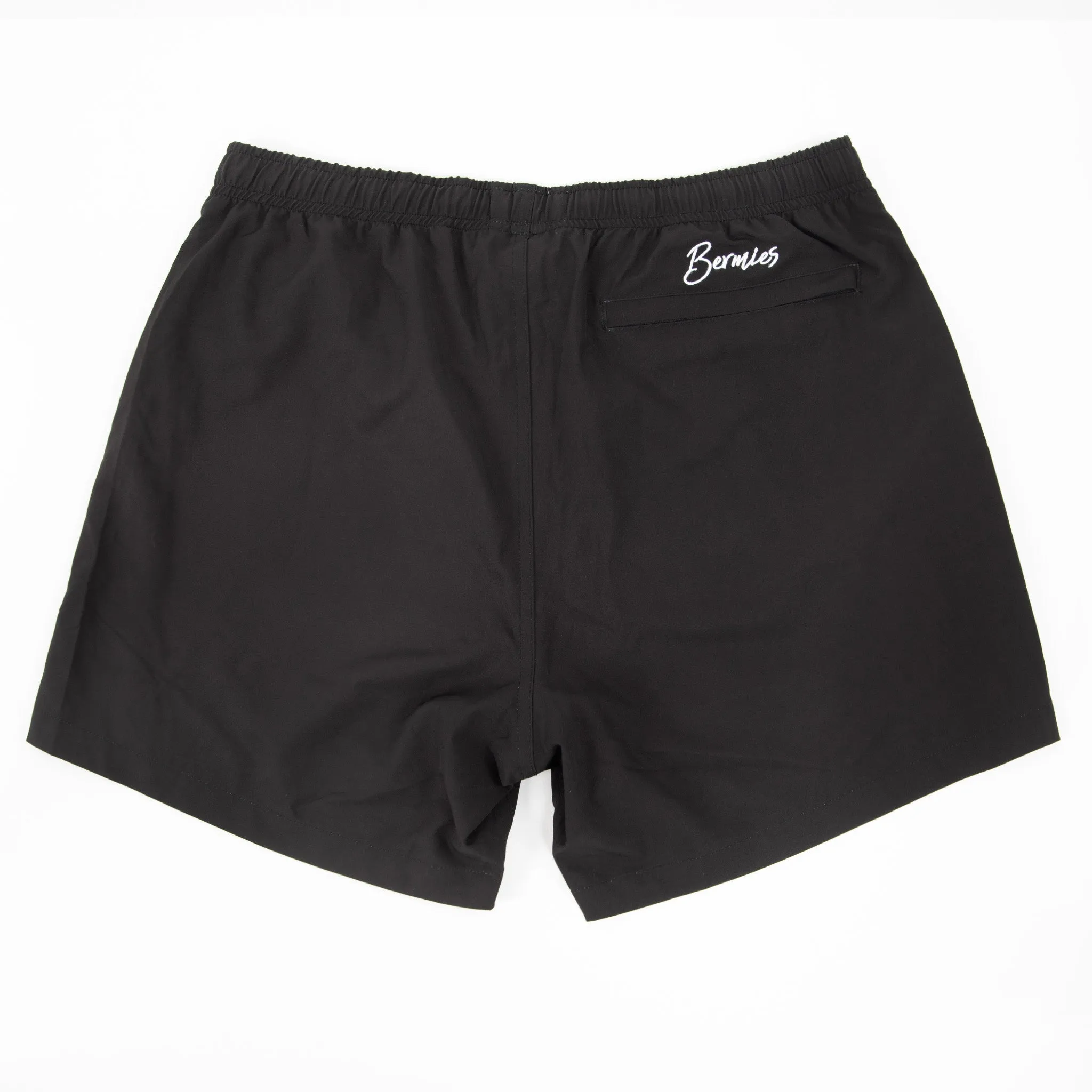 Performance Gym Short   Compression Liner - Black by Bermies Swimwear