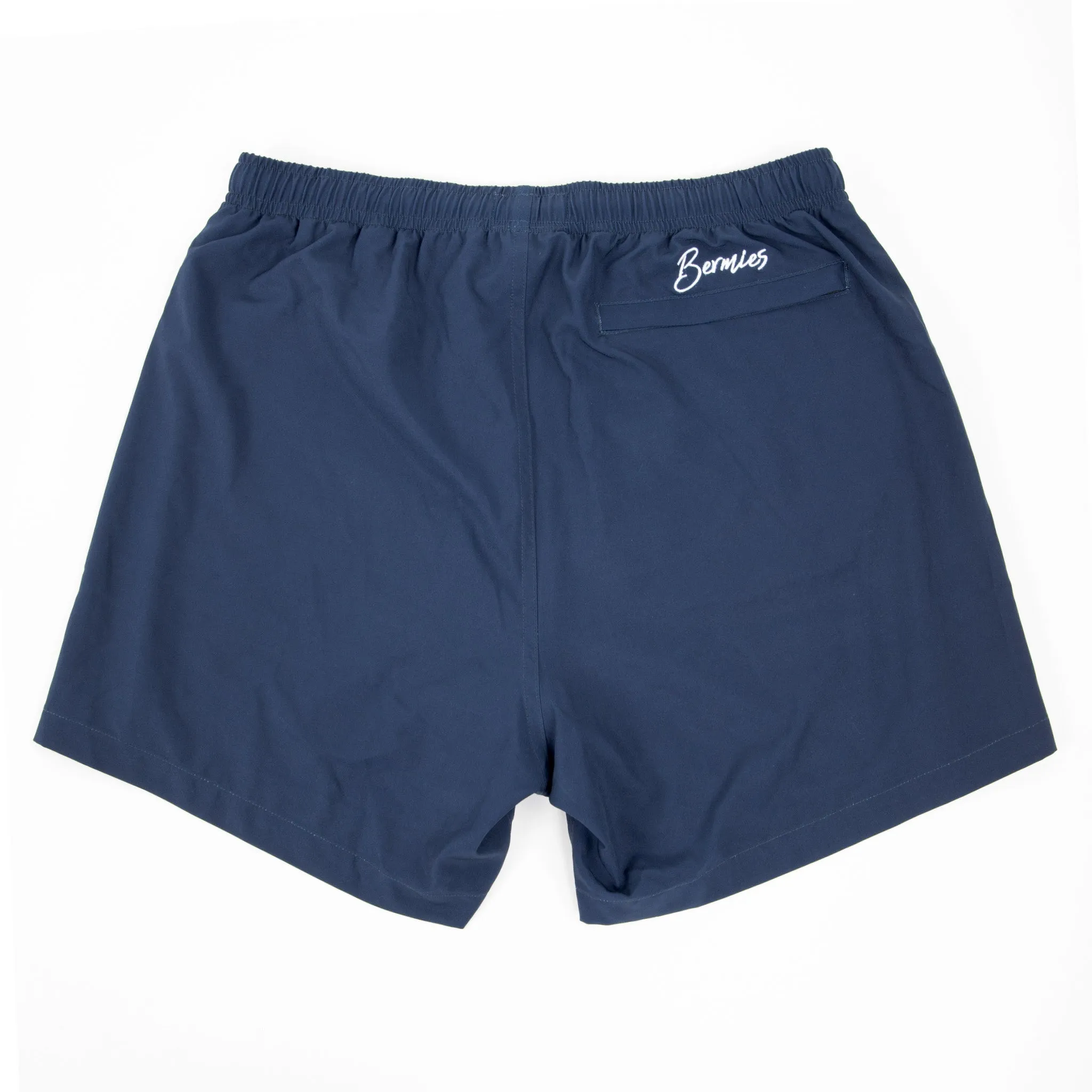 Performance Gym Short   Compression Liner - Navy by Bermies Swimwear
