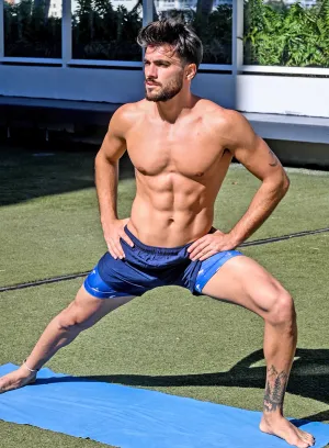 Performance Gym Short   Compression Liner - Navy by Bermies Swimwear