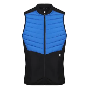 PERFORMANCE PADDED GILET BLACK / BLUE