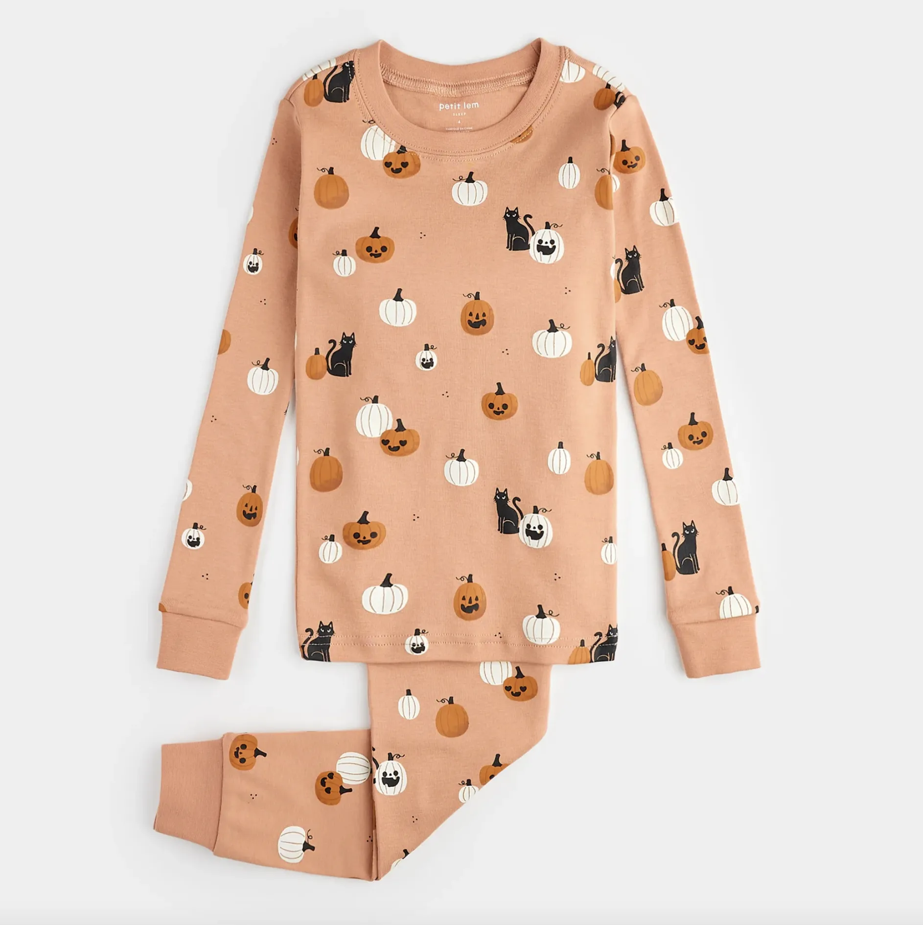 Petit Lem - Spooky Season PJ Set - Apple Blossom