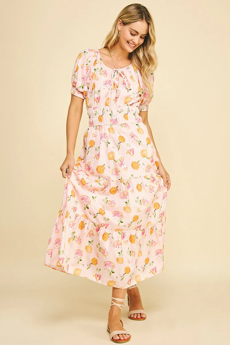 Pink Fruit Paradise Dress