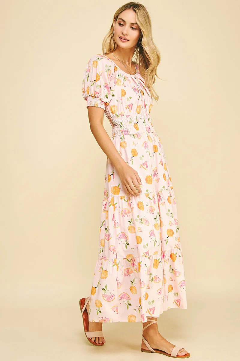 Pink Fruit Paradise Dress