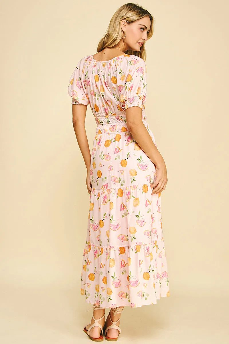 Pink Fruit Paradise Dress