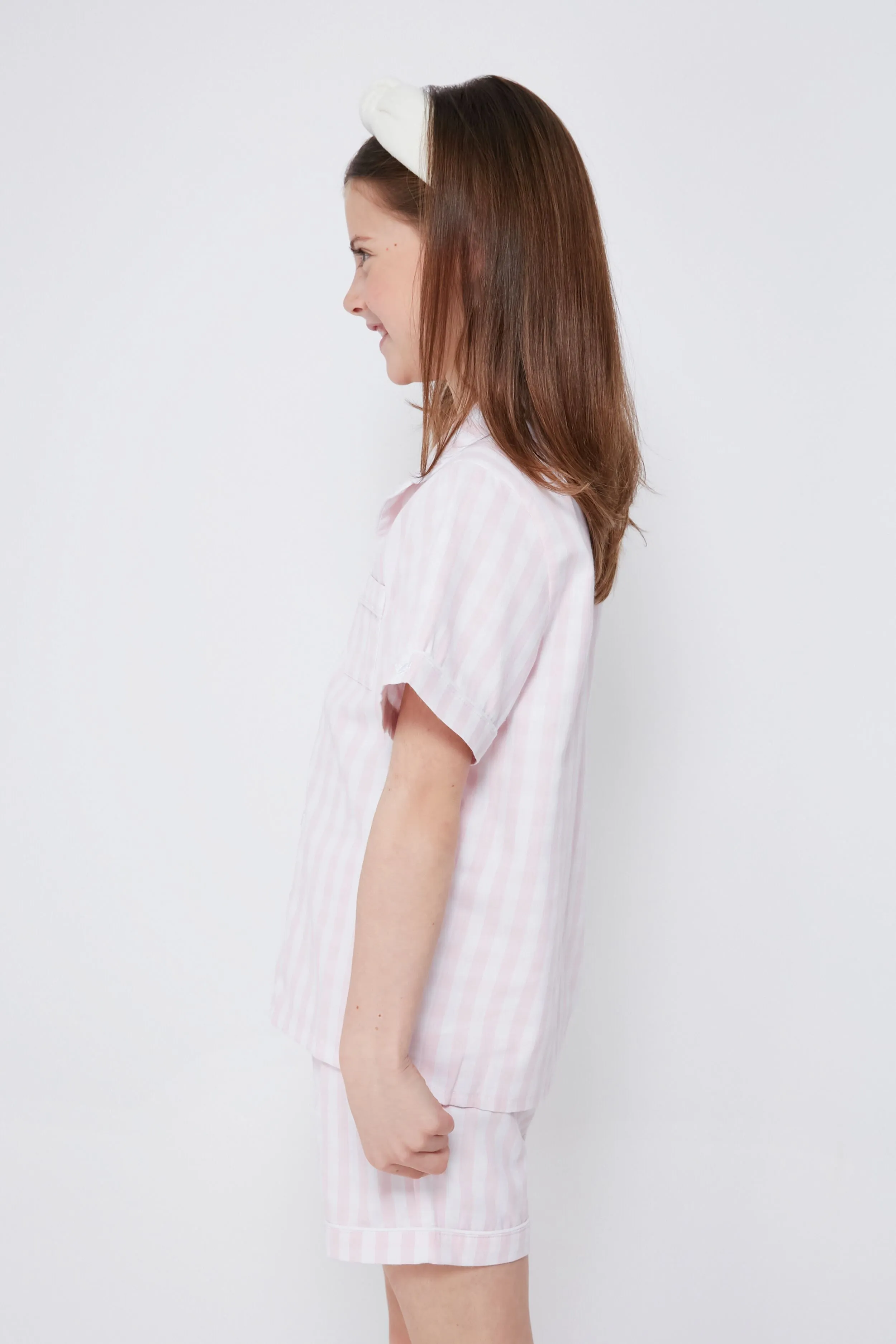 Pink Gingham Short Set