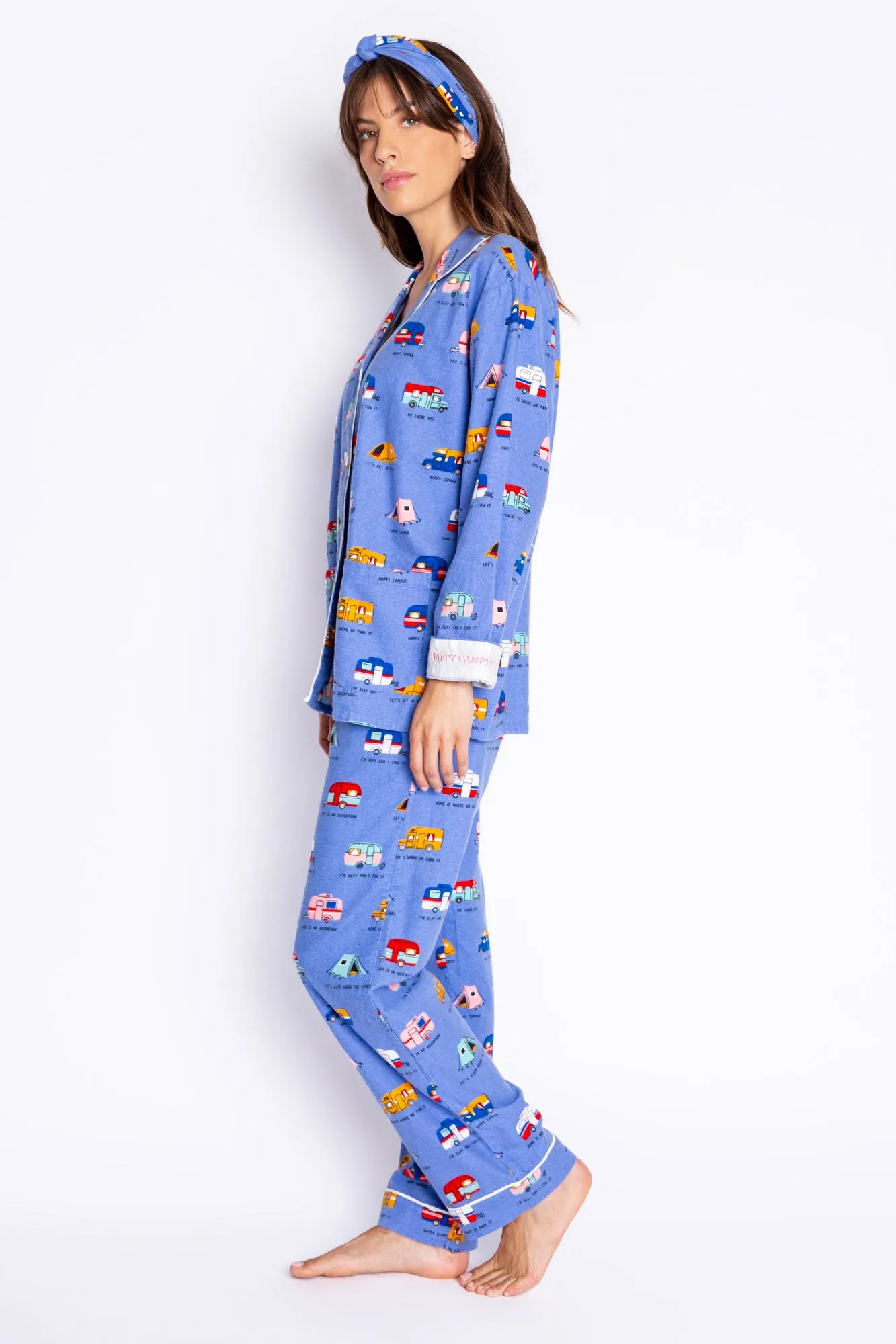 PJ Salvage - Happy Camper Flannel PJ Set REFLPJ