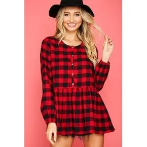 Playfully Plaid Button Down