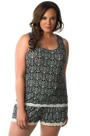 Plus Cozy Up Short PJ