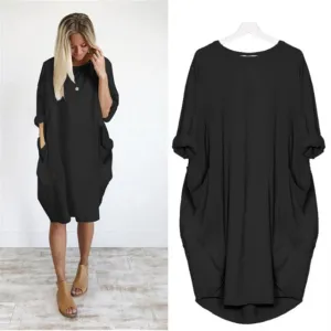 Plus Size 5Xl Ladies Dresses Elegant Makeup Eyes Print Woman Midi Dress Long Sleeve o Neck Beach Party Club Robes