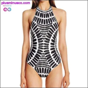Plus Size Halter One Piece Beach Swimwear