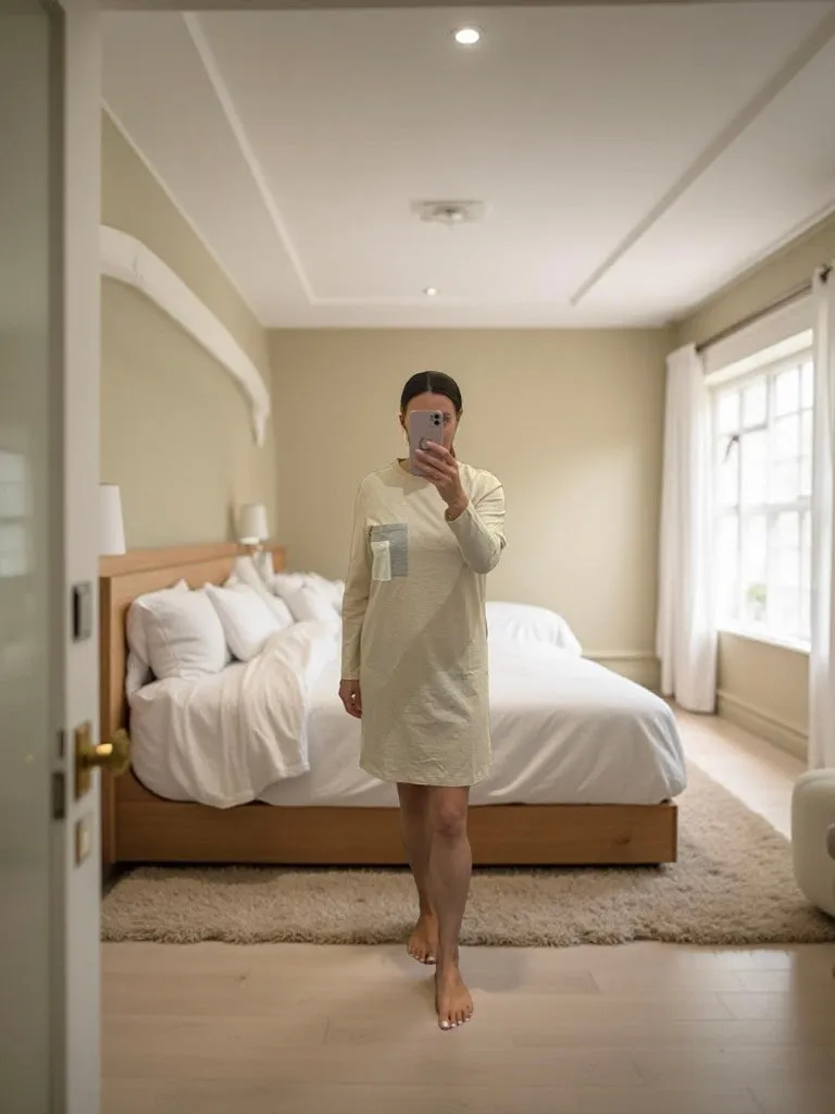 Pluto Galina Long Sleeve Cotton Nightdress