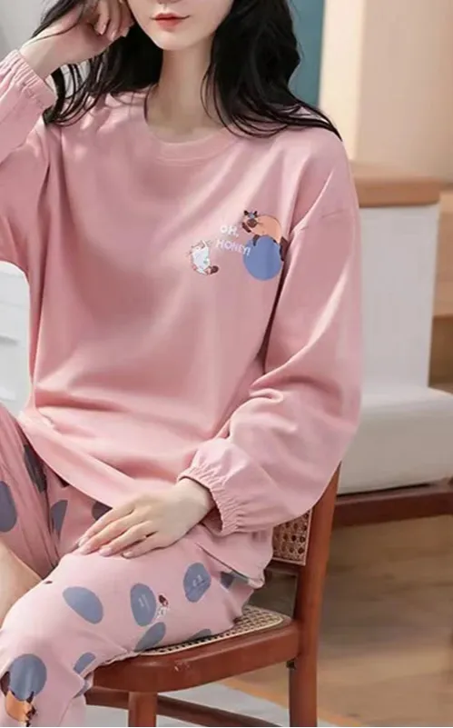 Polyester Pajama Plaid Sleepwear