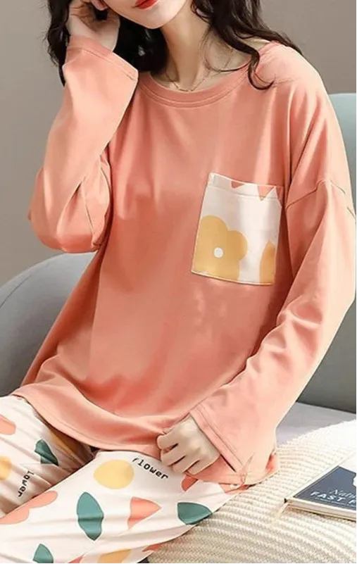 Polyester Pajama Plaid Sleepwear