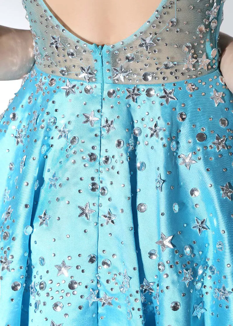Pretty Tulle Jewel Neckline Short A-line Homecoming Dresses With Beadings