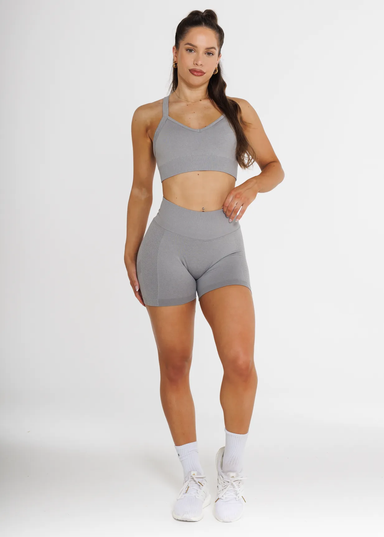 Prime Seamless Bra - Ash