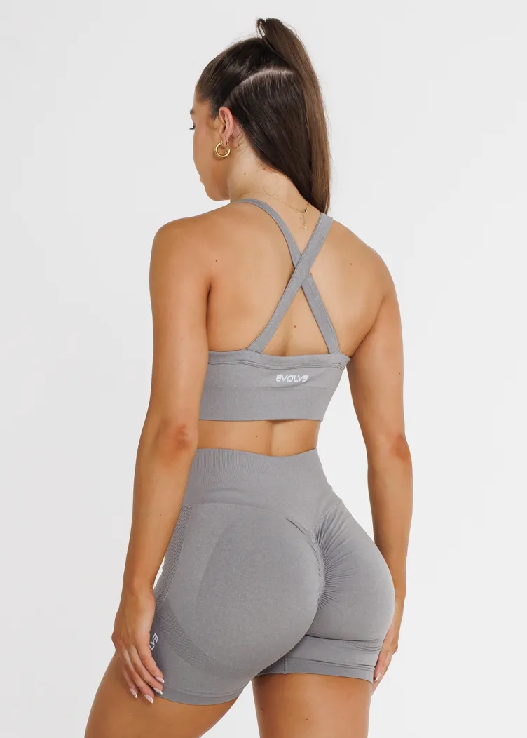 Prime Seamless Bra - Ash