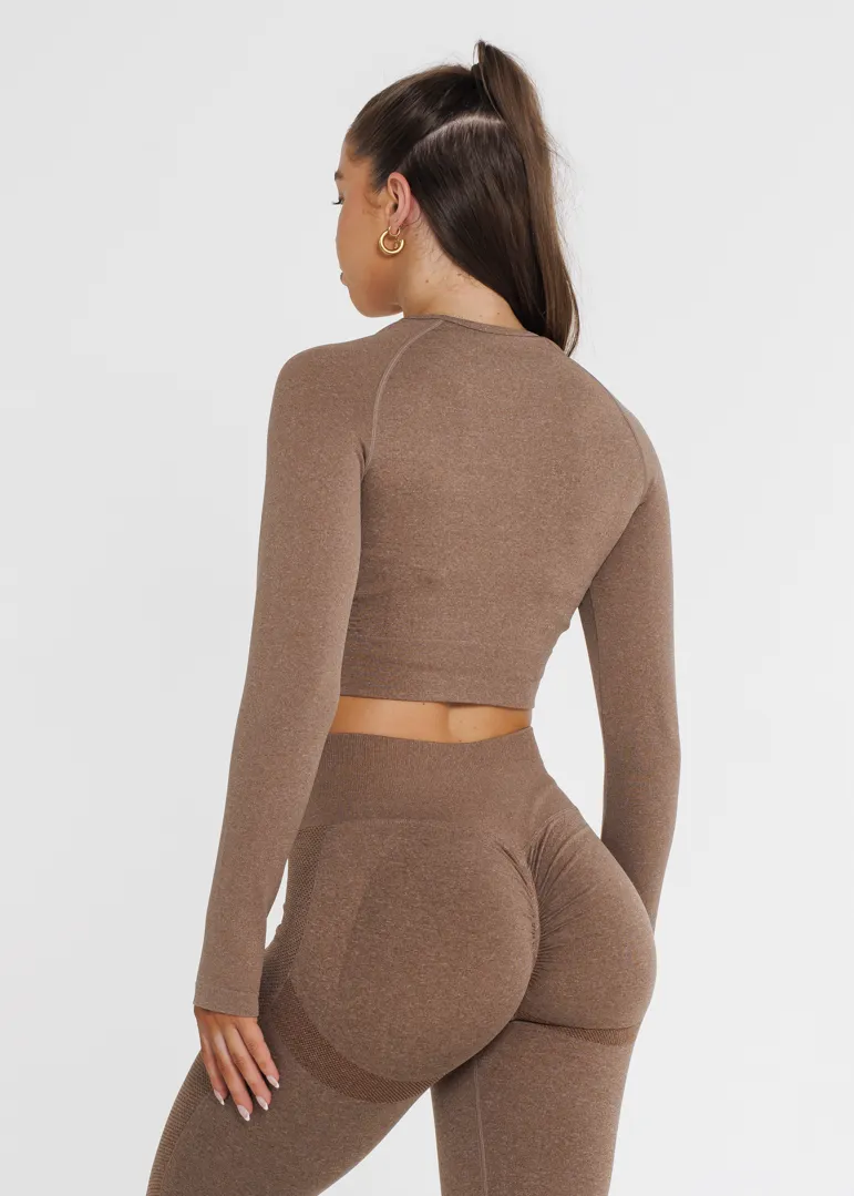 Prime Seamless Long Sleeve - Cinnamon