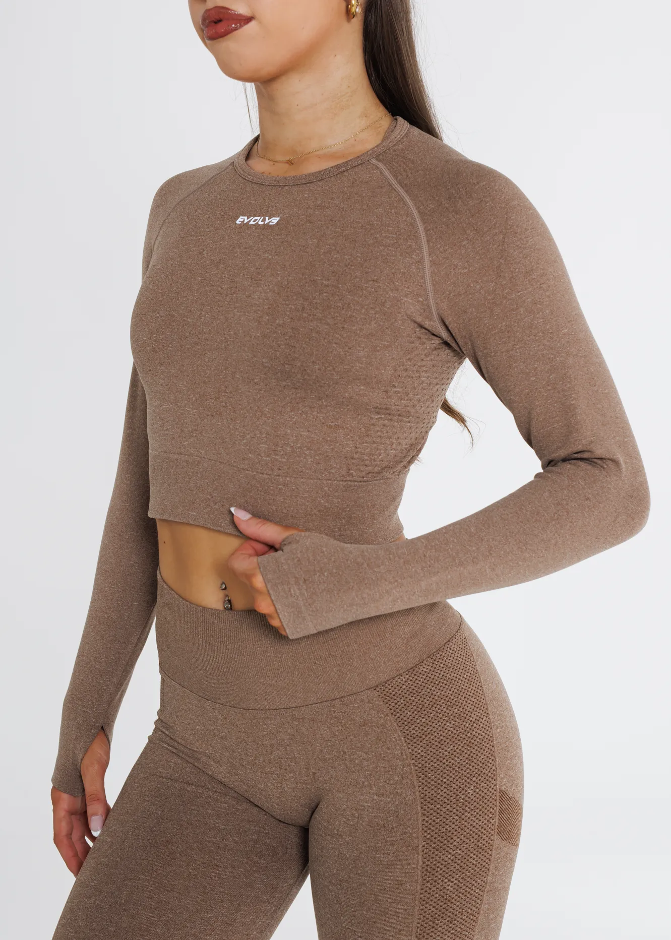 Prime Seamless Long Sleeve - Cinnamon
