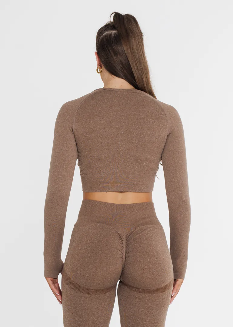 Prime Seamless Long Sleeve - Cinnamon